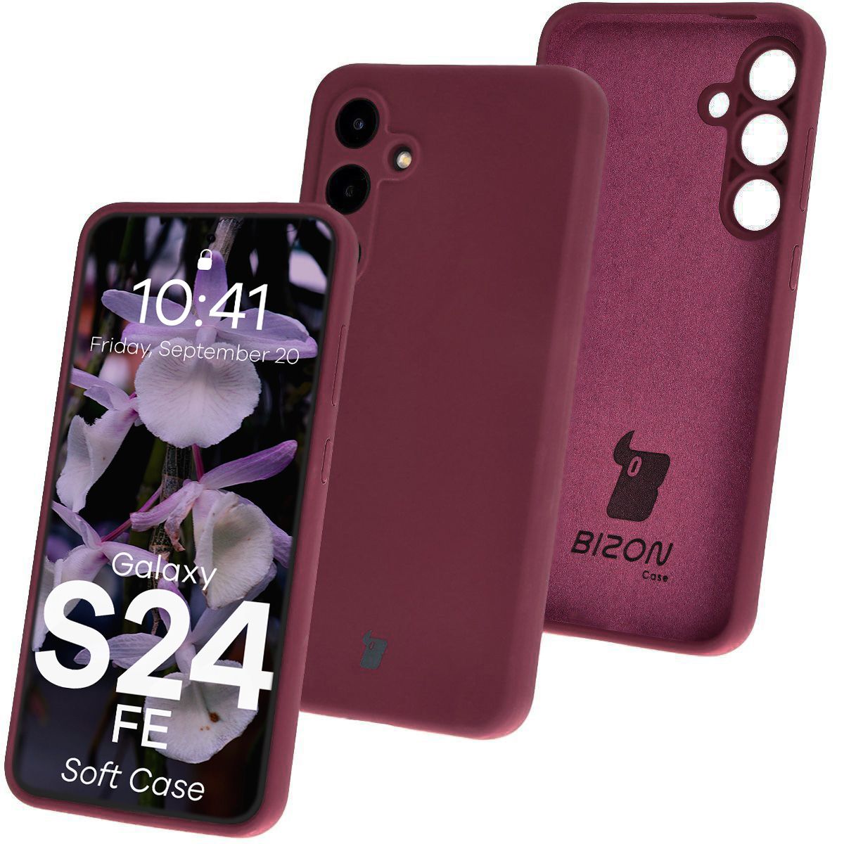 Silikonowe etui Bizon Soft Case do Samsung Galaxy S24 FE